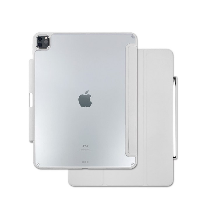 라이노핏 클리어 쉴드 플러스 태블릿 케이스, 라이트 그레이, 1개