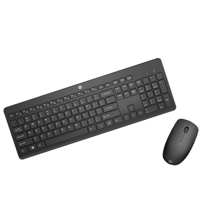 HP 230 무선 키보드 마우스 세트, 블랙, 18H24AA, 일반형