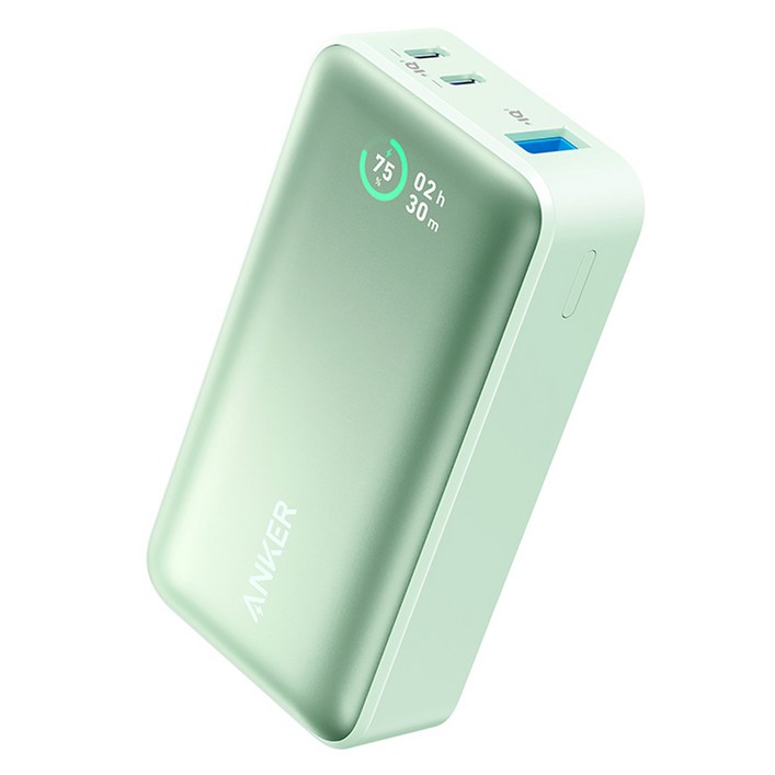 앤커 533 파워코어 30W 보조배터리 10000mAh C타입, A1256H61, 그린