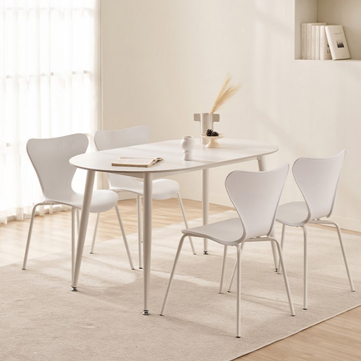 삼익가구 베르디 통세라믹 타원형 식탁세트 4인용 방문설치