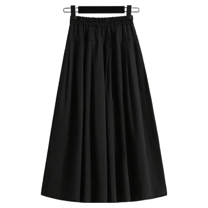 포플러앤씨 여성용 로로스 빅사이즈 밴딩 플레어 스커트 P25FSK073121