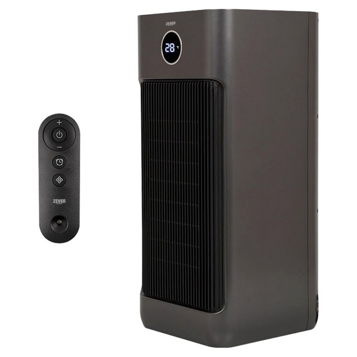 제벤 대형 PTC 저소음 세라믹 리모컨 타이머 터치패널 분리형 먼지필터 온풍기, 단일색상, ZB-3000