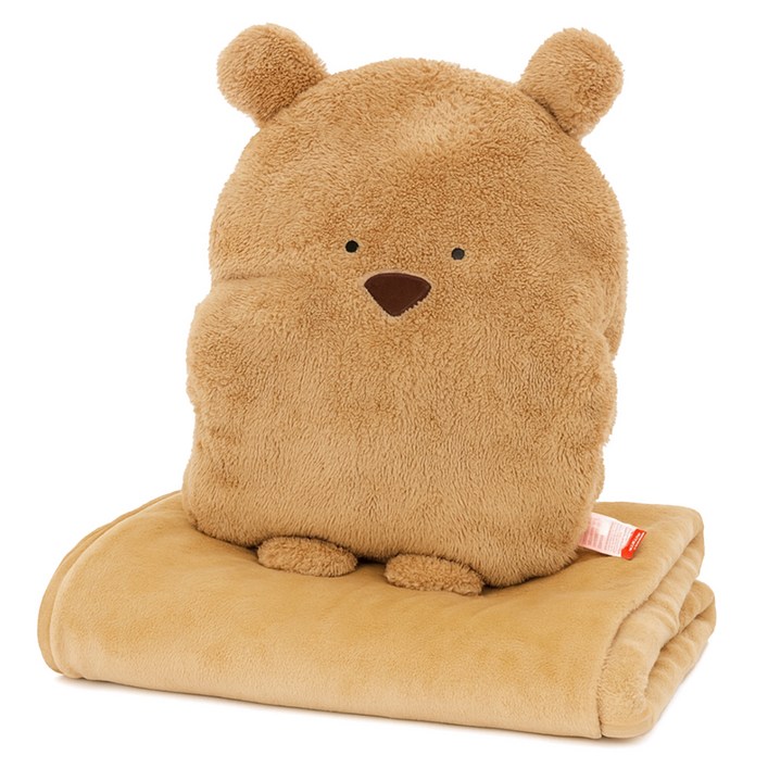 위드리빙 캐릭터 쿠션  에어컨 낮잠 이불매트 세트