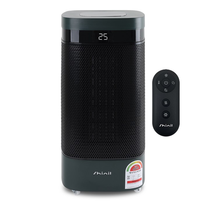 신일 3초 순간발열 리모컨 PTC 히터, SEHK3100DG, 딥그린 신일 3초 순간발열 리모컨 PTC 히터, SEHK3100DG, 딥그린
