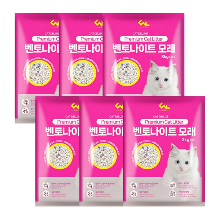 씨엔앨 디럭스 벤토나이트 고양이 모래 쟈스민