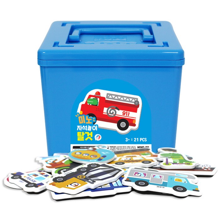 아리아띠 미노 자석놀이 탈것 자석학습보드, 탈것, 1개