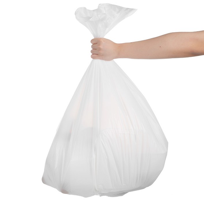 코멧 배접 쓰레기 비닐봉투, 100L, 100매, 화이트 - 쇼핑앤샵