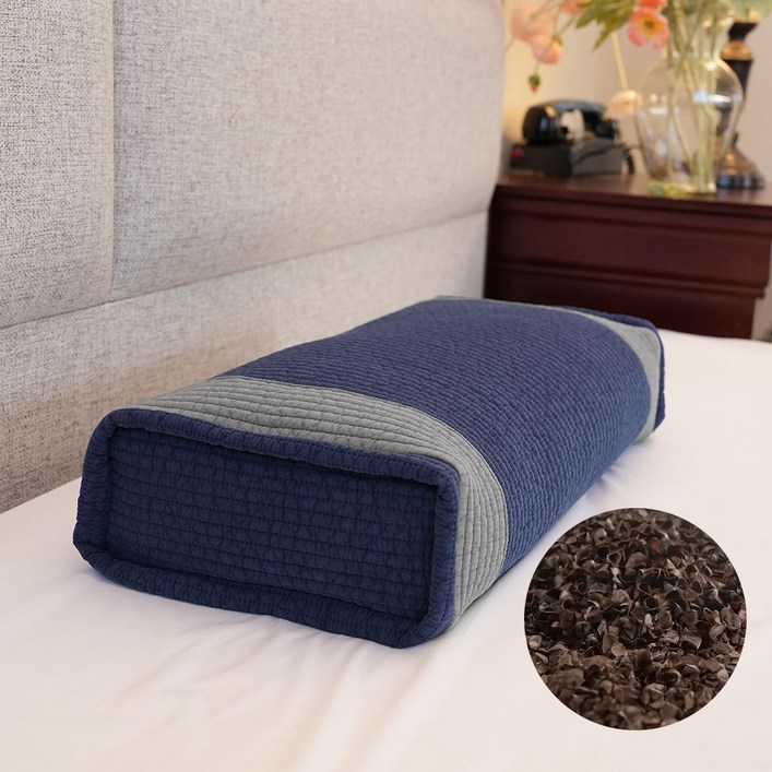 사랑예감 피그먼트 메밀 사각 베개