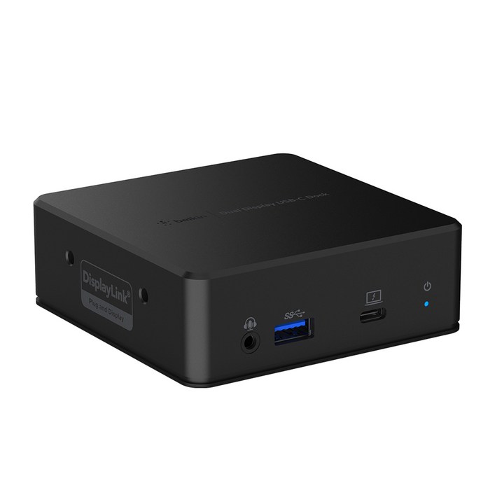 벨킨 USB C타입 듀얼 디스플레이 도킹스테이션 USB허브 INC002qc, 블랙, 1개 벨킨 USB C타입 듀얼 디스플레이 도킹스테이션 USB허브 INC002qc, 블랙, 1개