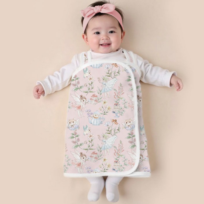 유아용 순면 조끼형 슬리핑백 배싸개