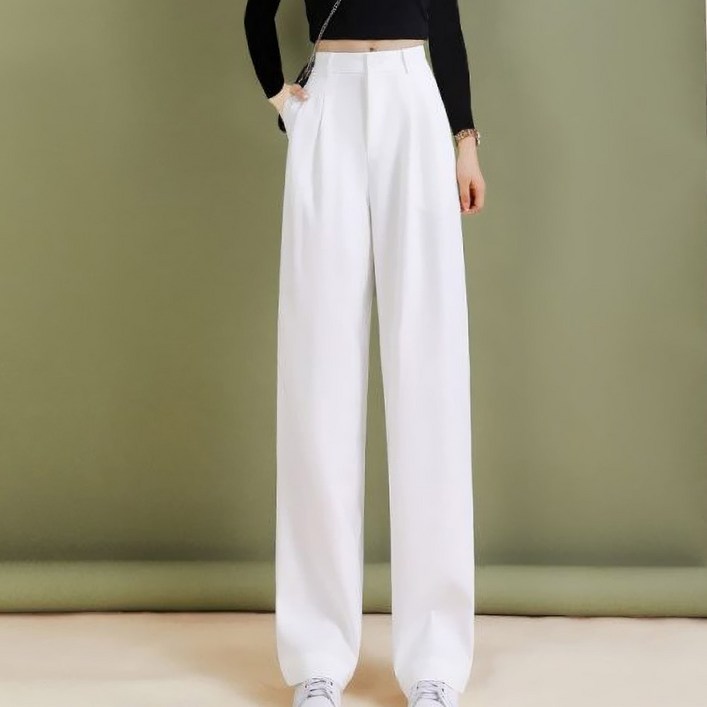 엘쏘 여성용 스프링 기본 와이드 슬렉스