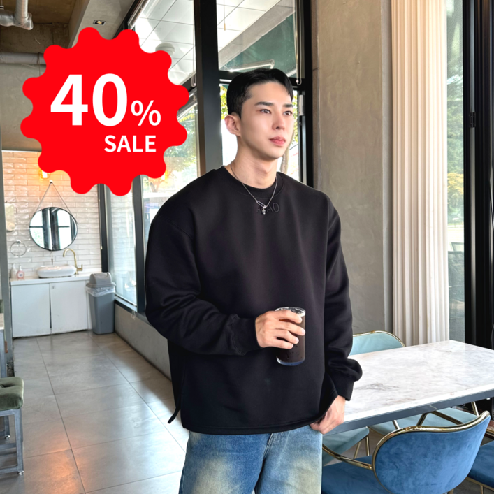 AEAO 남자 기모 맨투맨