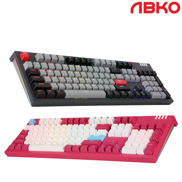 앱코 K660P 프리미엄 카일광축 무빙LED 게이밍 기계식 키보드