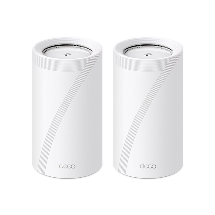 Deco BE95 2pack 티피링크 Deco BE95 2pack BE33000 와이파이7 통합 홈 메시 공유기, 2개