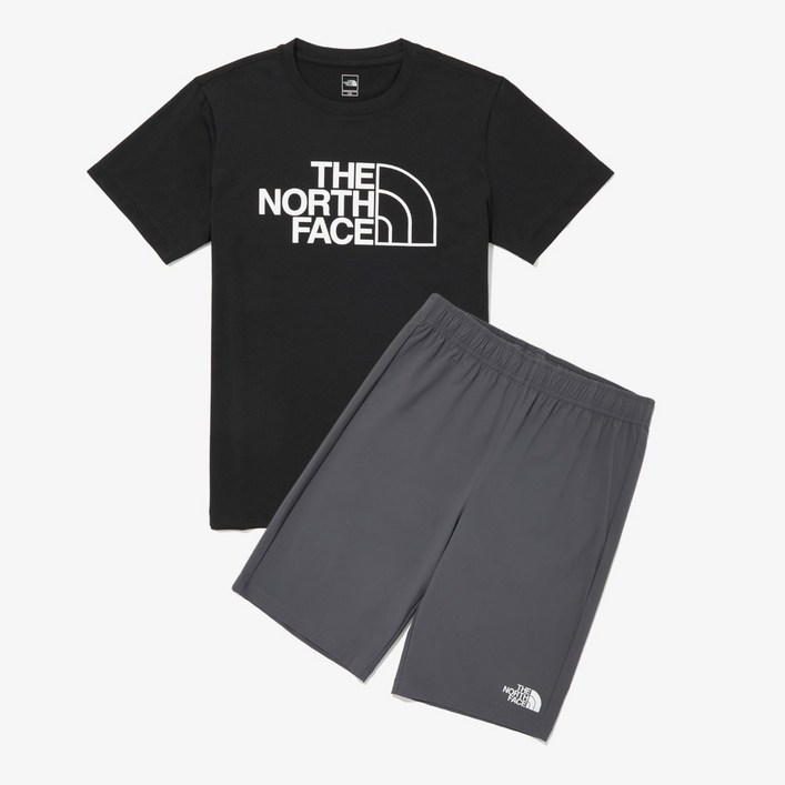 노스페이스 [노스페이스키즈 공식] NT7UQ16S 키즈 고 아웃 크루 세트
