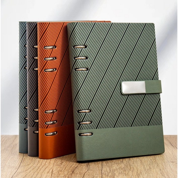 [비케이코리아]6공다이어리 인조가죽 하드커버 A5 100장 내장 만년다이어리