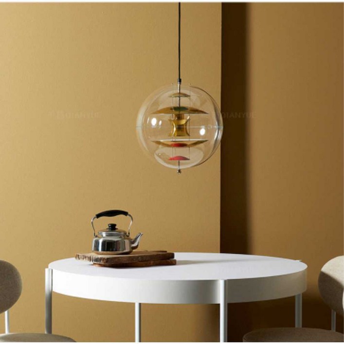 베르판 글로브 조명 다이닝 룸 샹들리에 북유럽 디자이너 패션 플래닛 거실 식탁 바 램프