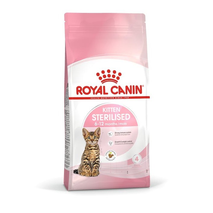 로얄캐닌 키튼 스테럴라이즈드 2kg 고양이 중성화 수술 후 사료, 단일상품, 2kg, 1개