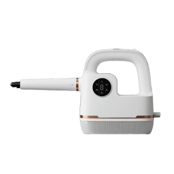 라이트스팀 가벼운 무선 스팀청소기 충전식 무선 미니 핸디 고온 스팀 살균 청소기 가정용, 스팀청소기유선모델, 펄 화이트