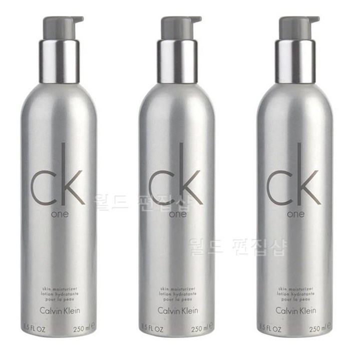 CK ONE 모이스쳐라이저 올인원 로션 250ml 3개