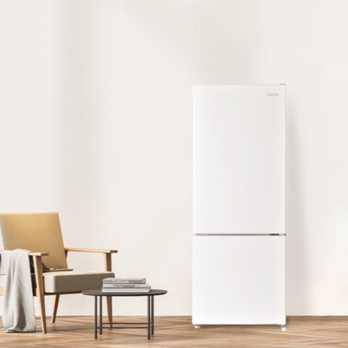 루컴즈 2도어 상냉장 하냉동 냉장고 원룸 소형 미니 사무실 기사설치 화이트 205L R205M01W, R205M01W