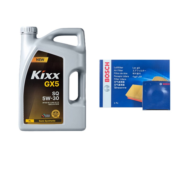 YF소나타 LPI LPG 누우 엔진오일 필터세트 킥스 GX5 5W30 [구 G]