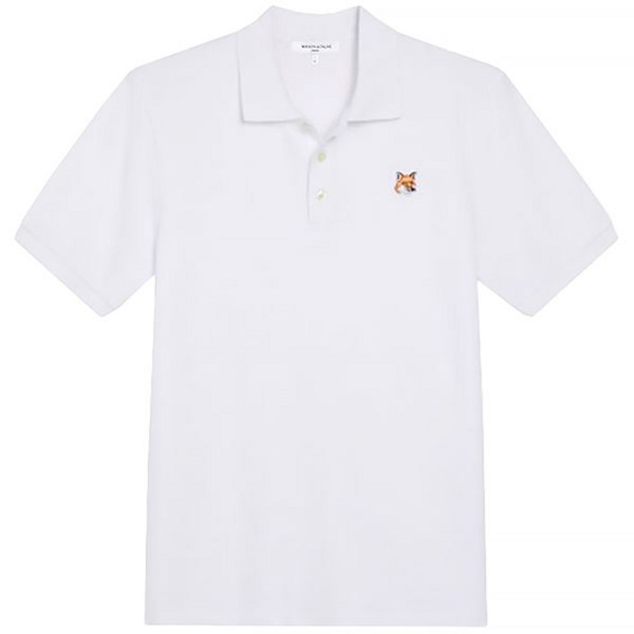 메종키츠네 폭스헤드 PK반팔티 FU00203KJ7007 화이트
