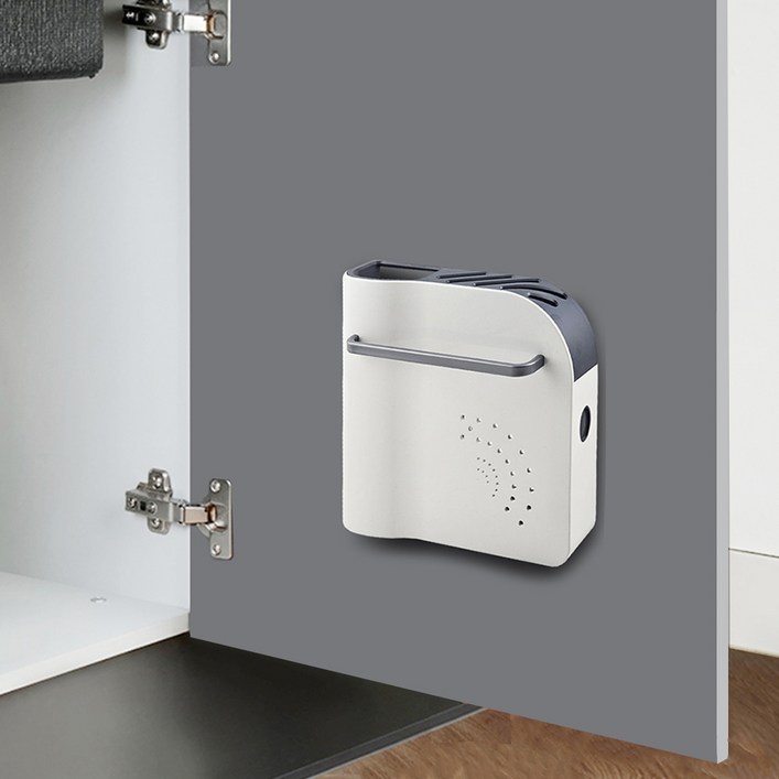 싱크대 칼꽂이 부착형 칼거치대 칼집 칼보관함, 1개, 화이트