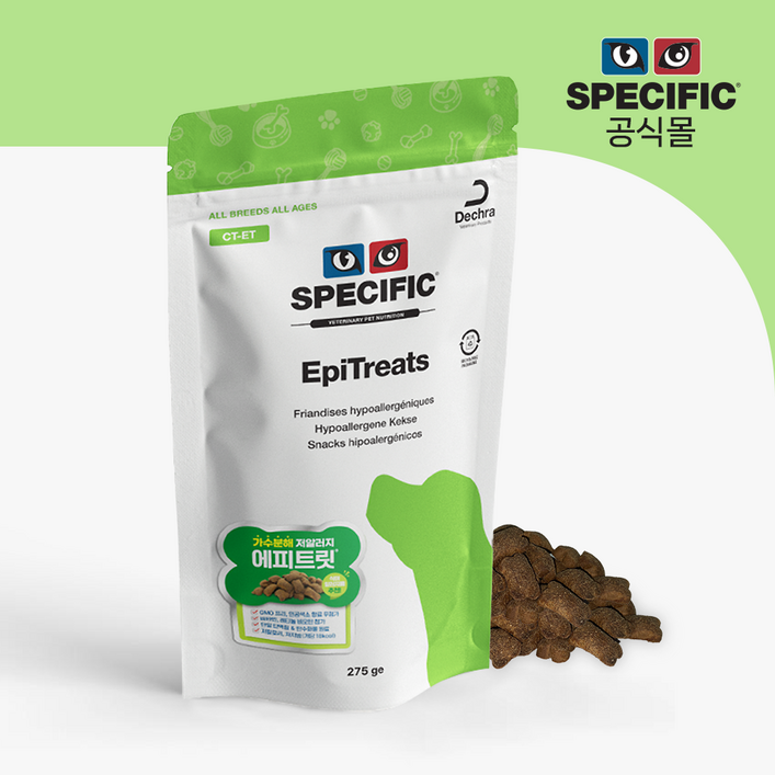[2024신제품] 스페시픽 에피트릿 가수분해 저알러지 간식 275g (유통기한25.12), 1개, 275g