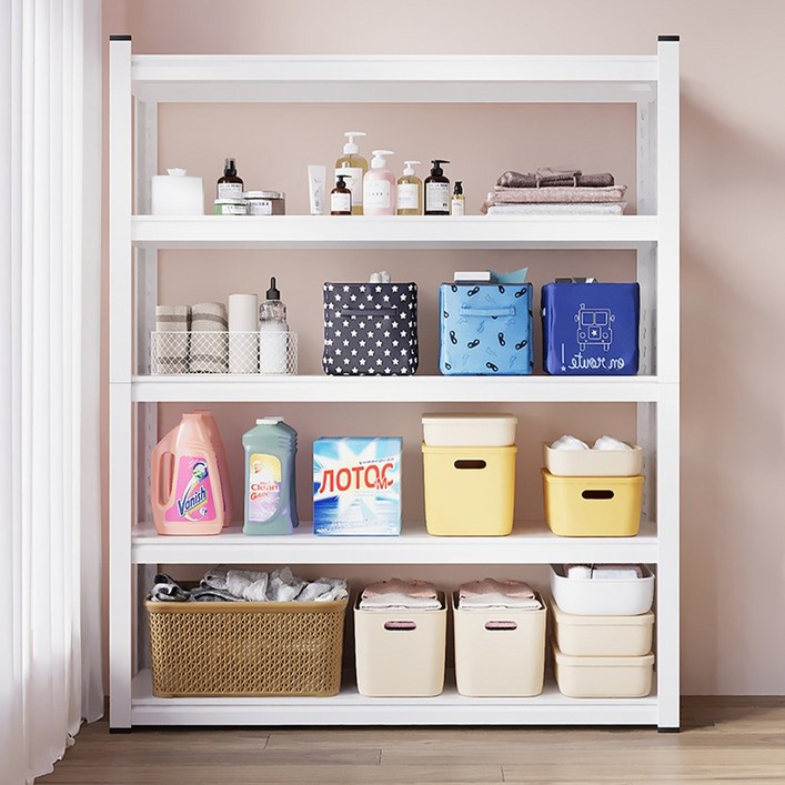 Kleeno 철제 다층무 볼트 조립식 3456 단 앵글 선반 다목적 경량랙 베란다 선반