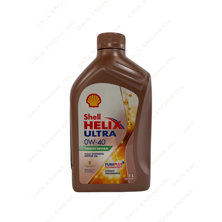 쉘 코리아 힐릭스 울트라 0W40, API SP, 가솔린 차량용, 한국쉘정품, 100% 합성엔진오일 (1L)