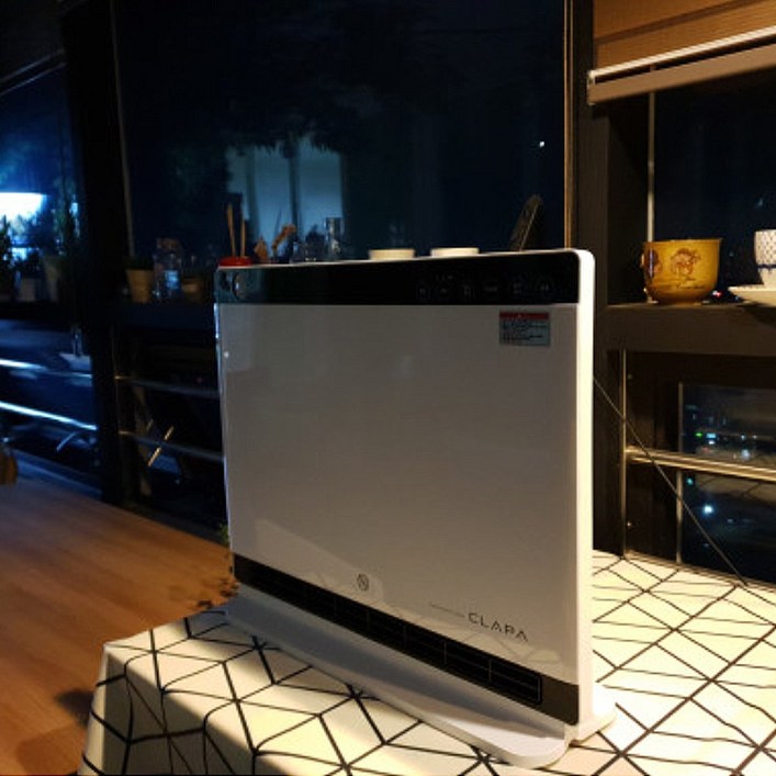 클래파 PTC 가정용 온풍기 AI온도조절 절전형 전기 히터  리모컨형