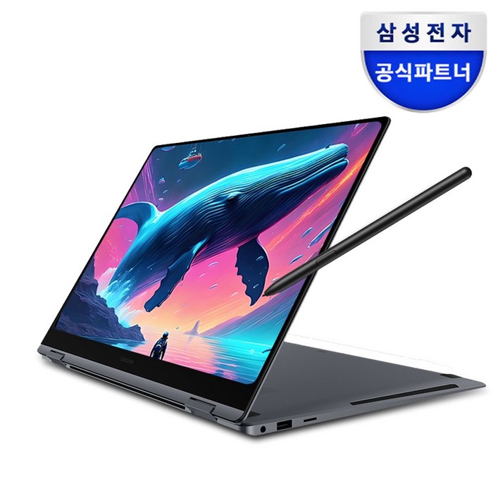 삼성전자 갤럭시북4 프로360 NT960QGKK71AR 인텔 코어 울트라 7 삼성노트북 고해상도 AI 노트북 사무용 노트북 대학생 노트북 2in1 노트북 S펜 포함, NT960QGKK71AR, WIN11 Home, 32GB, 2TB, 문스톤그레이
