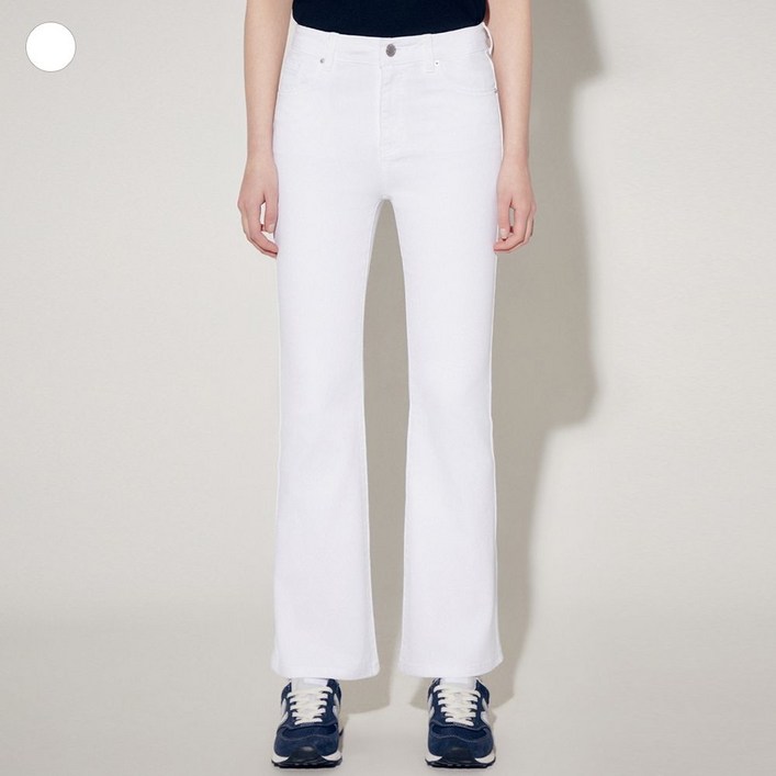 백화점정품 25년NEW 게스 GUESS 여성 WHT톤 슬림 붓컷 YP2D9042