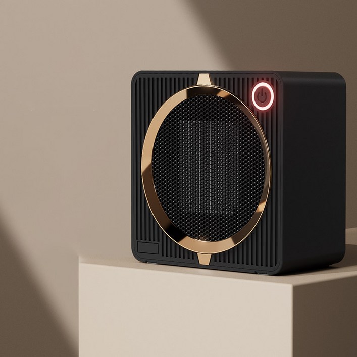 DS 미니 PTC 저소음 소형 온풍기 가정용 전기 히터 사무실용 캠핑용 절전형