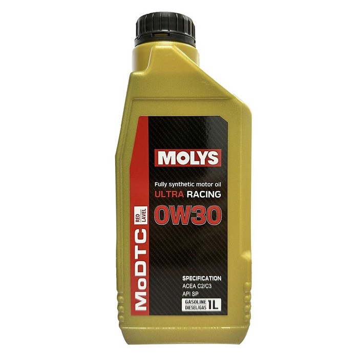 몰리스 MOLYS ULTRA RACING 0W30 가솔린 디젤DPF 합성엔진오일, 1개, 0w30 몰리스 MOLYS ULTRA RACING 0W30 가솔린 디젤DPF 합성엔진오일, 1개, 0w30