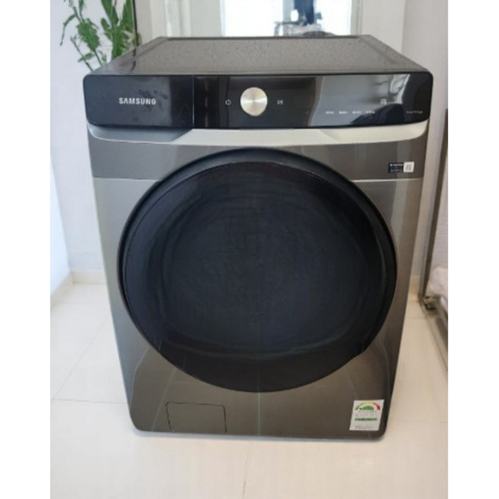 삼성전자 그랑데 세탁기 AI 이녹스 실버 WF21T6500KP 21kg 방문설치