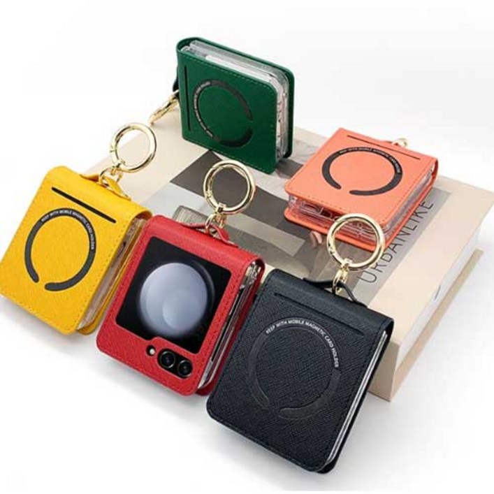 Wolf Boy 갤럭시Z플립 12  쥬아르 맥세이프 카드수납 홀더링 휴대폰케이스