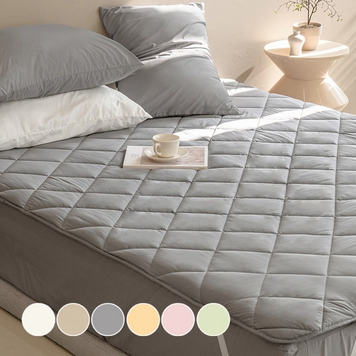 보넬라 먼지없는 알러지케어 침대패드 고정밴드, 그레이