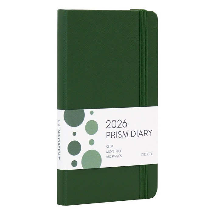 인디고 2026 프리즘 슬림 먼슬리 다이어리 날짜형 수첩형 월간