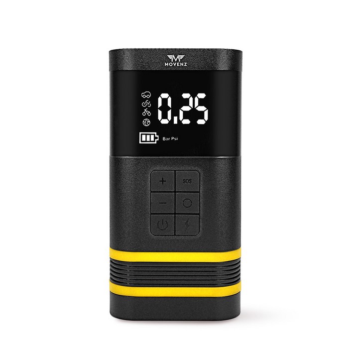 모벤즈 자동차 점프스타터  공기압 주입기  보조배터리, 1개, 7200mAh