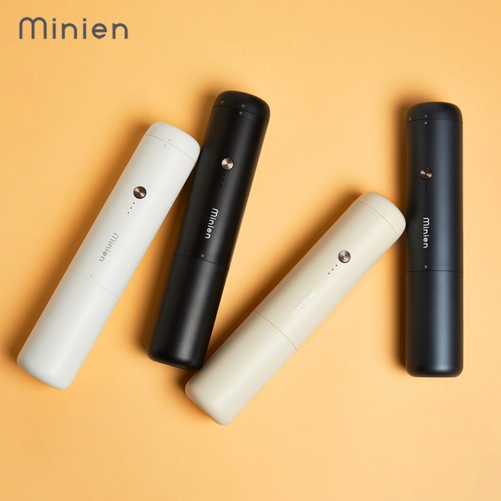 미니엔 M1 Pro 휴대용 무선 미니 핸디 차량용 원룸 자취방 가벼운 책상 청소기, 화이트