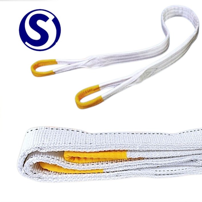 케이에스로프 국산 슬링 벨트 S마크 실링 바 중량벨트 크레인바 25mm 50mm 75mm 100mm 150mm, 10M