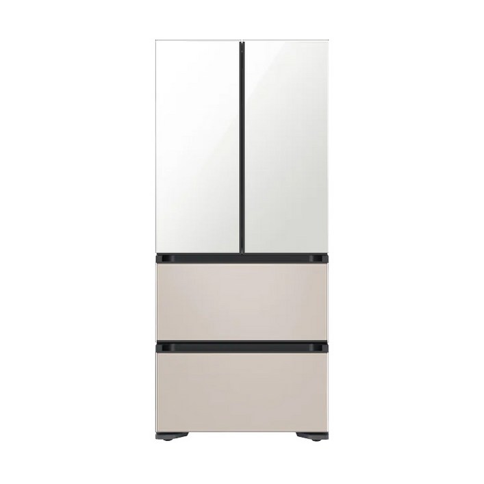 2024년 삼성 비스포크 4도어 김치냉장고 1등급 RQ49DB9401AP, 상단 에센셜화이트 하단 에센셜베이지, RQ49DB9401AP