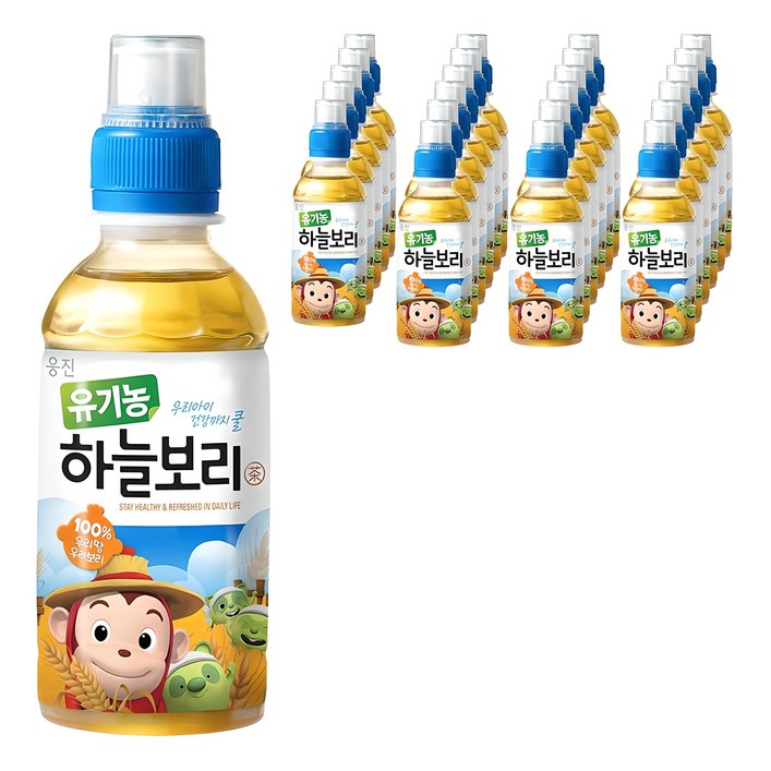 하늘보리 유기농 보리차, 200ml, 24개 하늘보리 유기농 보리차, 200ml, 24개