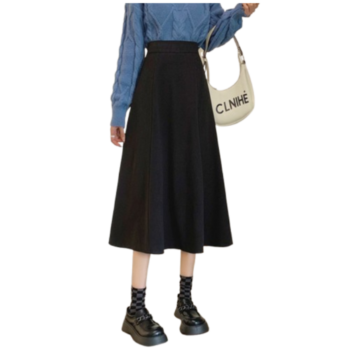 닷이프 베이직 플레어 롱 스커트