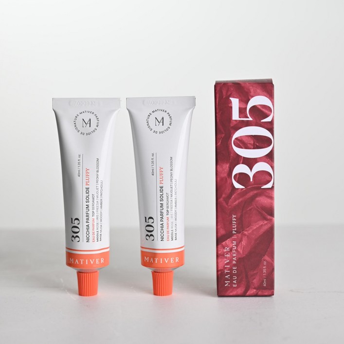 핸드크림 겸용 향수 21 마티베르 승무원 고체향수 305 사과나무 꽃향, 40ml, 3개