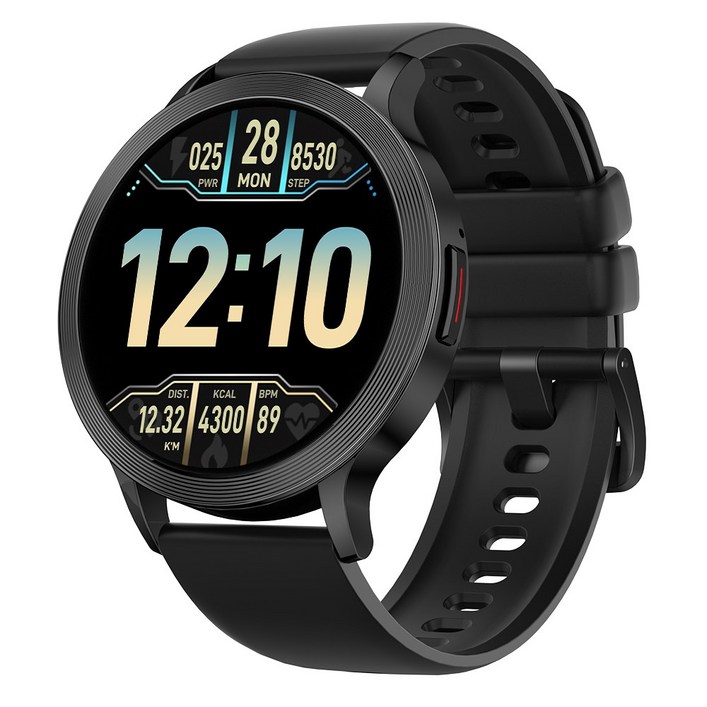 통화 스마트워치 S5 고화질 블루투스 손목시계, 블랙, 3.5cm, GPS  블루투스