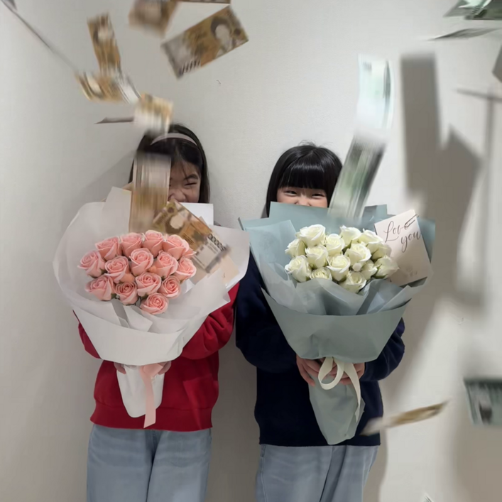 르마엔플라워 돈꽃다발 비누꽃 머니부케, 1세트, 아이보리 10송이 르마엔플라워 돈꽃다발 비누꽃 머니부케, 1세트, 아이보리 10송이