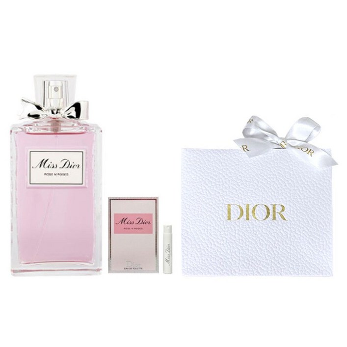 미스디올 로즈 앤 로지스 오 드 뚜왈렛 30ml  1ml 백화점정품, 쇼핑백
